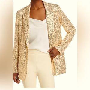 Aqua Bloomingdale’s exclusive NWT sequins blazer